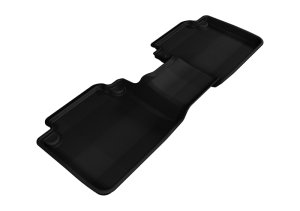 Honda Accord Sedan Floor Mats - Rear - 3D MAXpider - Kagu - Black - `13-`17